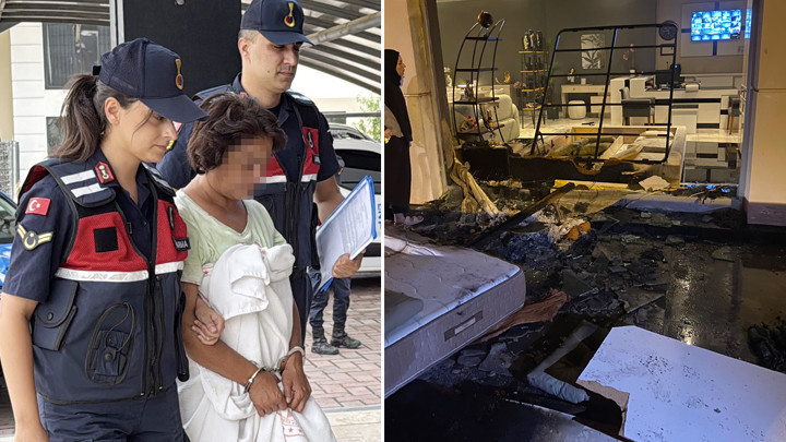 Antalya’da iş yeri ve minibüsü kundaklamıştı! Tutuklandı