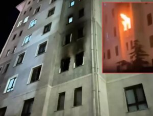 Apartmanda çıkan yangının bilançosu ağır oldu