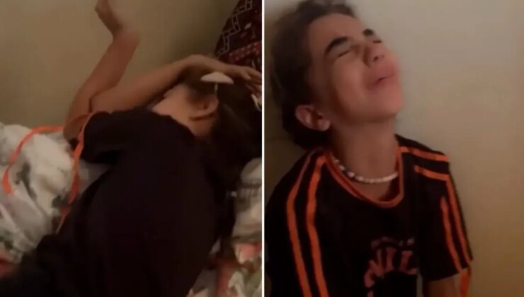 Ateşkes haberiyle uyanan Filistinli çocuk, göz yaşlarını tutamadı!
