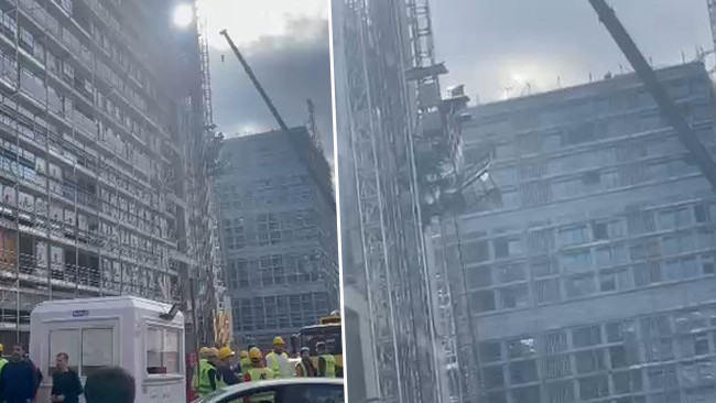 Bahçelievler’de inşaatın yük asansörü düştü: 4 yaralı
