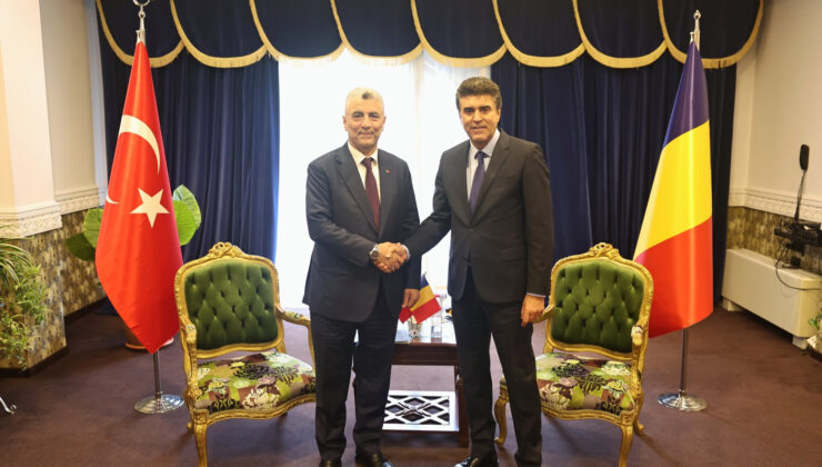 Bakan Bolat, Romanya Yatırım ve Dış Ticaret Ajansı Başkan Vekili Frunzulica ile görüştü