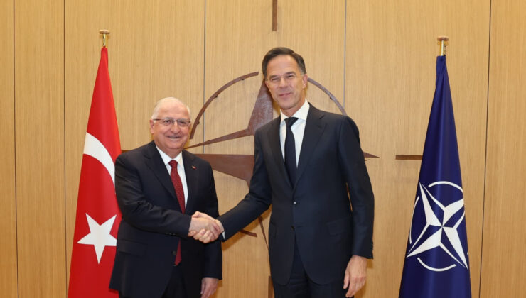 Bakan Güler, NATO Genel Sekreteri Rutte ile görüştü
