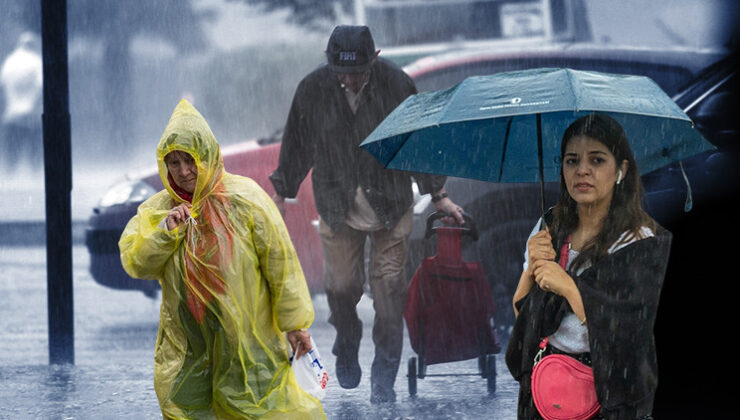 Bu illerde yaşayanlar dikkat! Aralarında İstanbul da var… Meteoroloji saat verip uyardı! Gök gürültülü sağanak geliyor