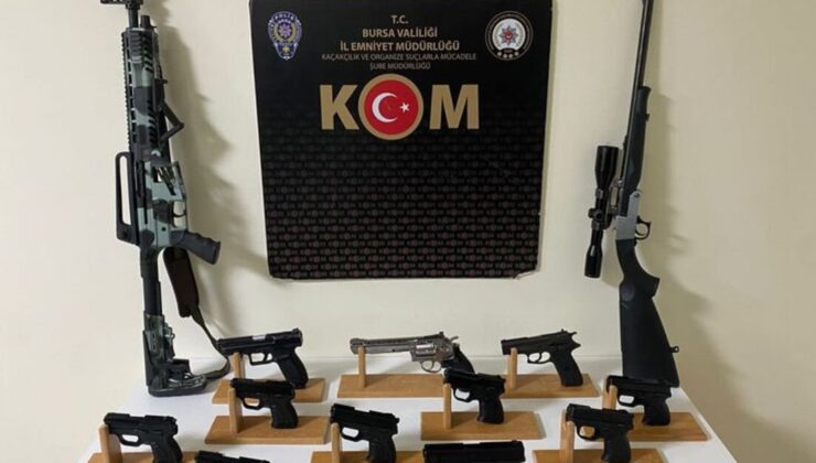 Bursa’da yasa dışı silah ticareti operasyonu