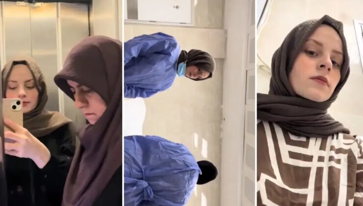 Cenaze yıkarken video çeken genç kıza tepki yağıyor