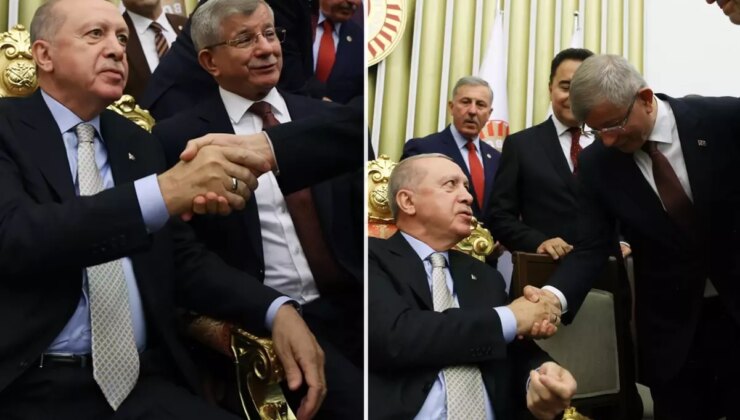 Cumhurbaşkanı Erdoğan ile bir araya gelen Davutoğlu o anları anlattı