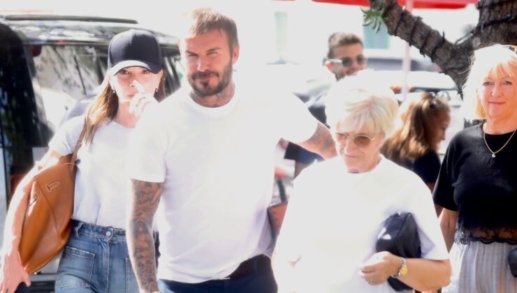 David ve Victoria Beckham çiftinin anne ve babalarıyla keyifli günü