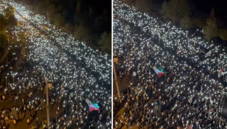 Diyarbakır’da binlerce kişi Gazze için yürüdü