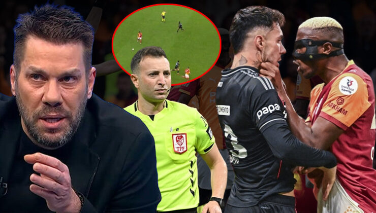Fırat Aydınus, Galatasaray-Beşiktaş derbisindeki hakem kararlarını değerlendirdi: ‘Osimhen’in 2, Emirhan’ın 1 kırmızı kartlık eylemi var!’