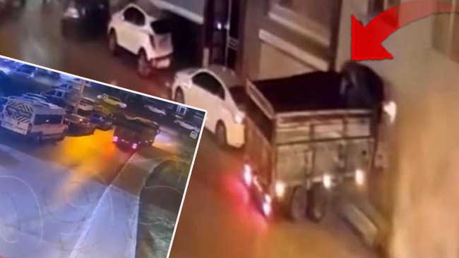 Freni boşalan kamyon eve girdi! ‘Kaza yarım saat önce olsa bu röportajı veremeyecektik’