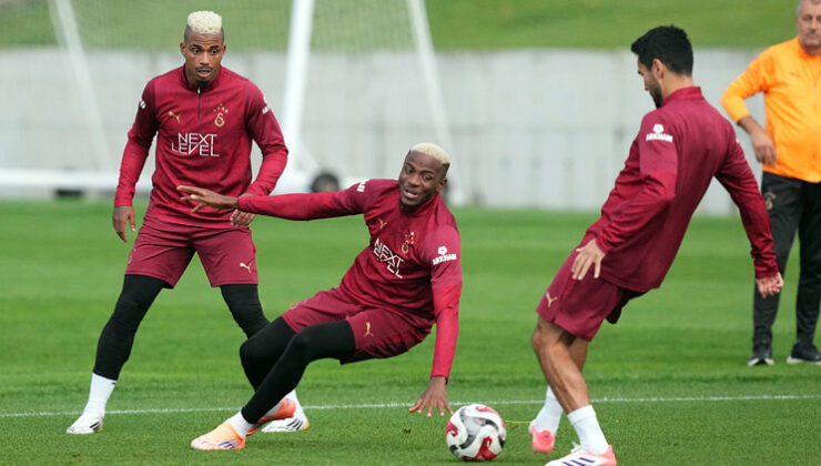 Galatasaray, Beşiktaş derbisine hazır! Victor Osimhen…