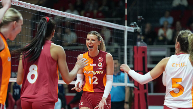 Galatasaray Daikin, set vermeden galip!