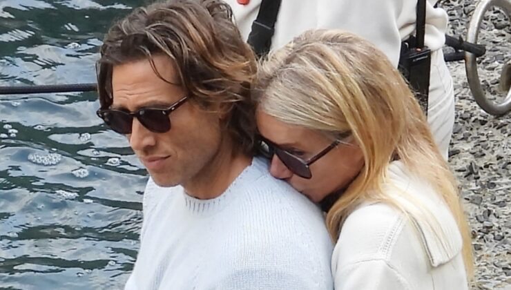 Gwyneth Paltrow, eşi Brad Falchuk ile aşka geldi