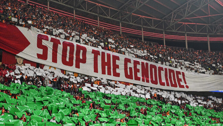 İsrail, Filistin koreografisi için Galatasaray’ı şikayet etti!
