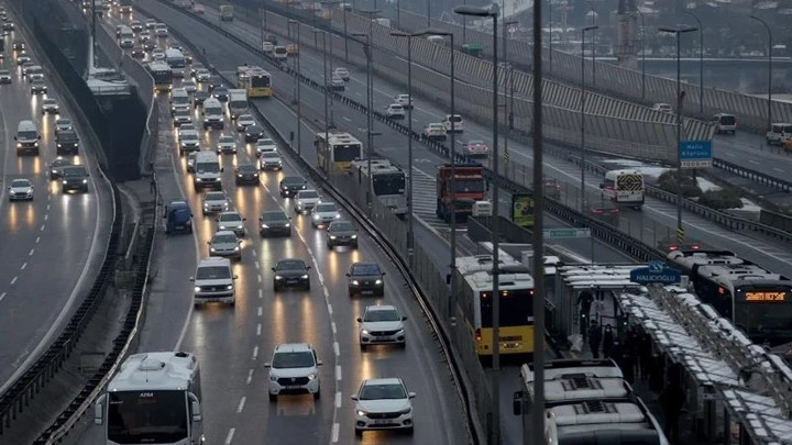 İstanbul’da trafik yoğunluğu