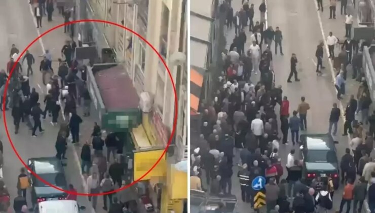 Kavga değil meydana savaşı! Onlarca kişi birbirine girdi