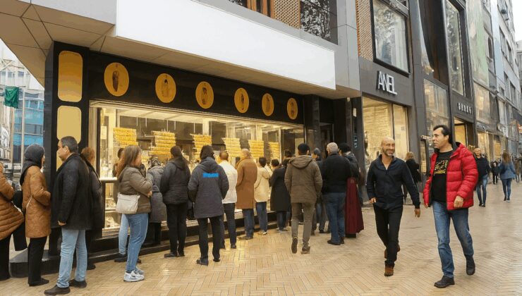 Kuyumcularda gram altın krizi: Kuyruklar metrelerce uzadı!