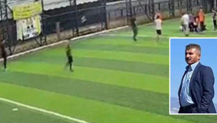 Maç bir anda durdu… Halı sahada yere yığıldı!