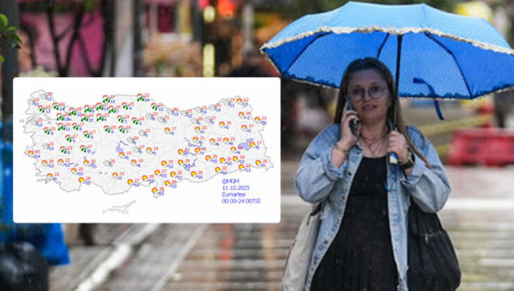 Meteoroloji’den saatli uyarı! 6 kent için “sarı” alarm! 4 bölgede sağanak!
