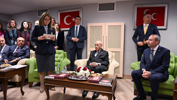 MHP lideri Bahçeli, partisinin Siyaset ve Liderlik Okulu’nun yeni eğitim yılı açılışına katıldı