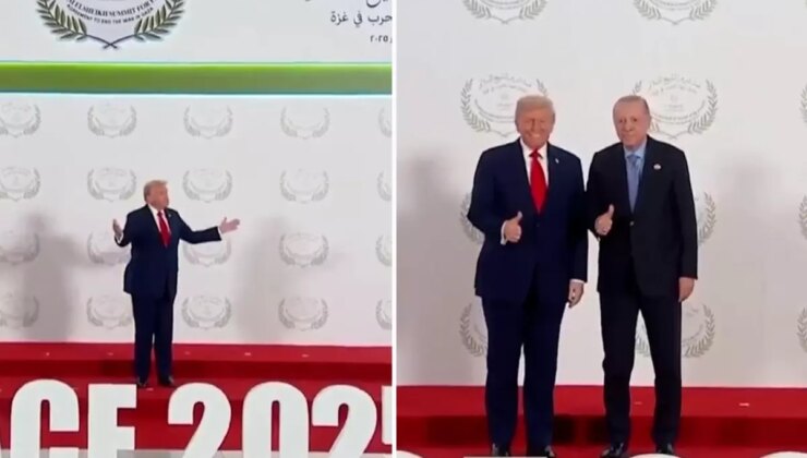 Mısır’da Gazze zirvesi başlıyor! Erdoğan, Trump ile aile fotoğrafında yan yana