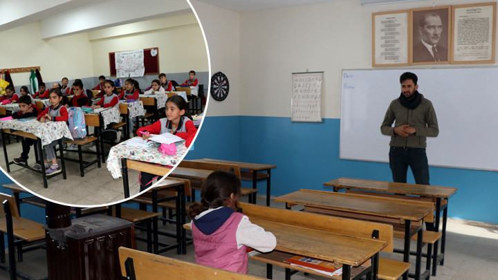 Önceki okulunun tek öğrencisi olan 10 yaşındaki Hasret’in, şimdi 32 arkadaşı var