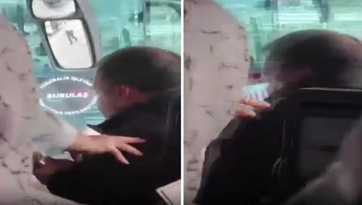 Otobüs şoförünü acımadan dövdü! İşte o anlar