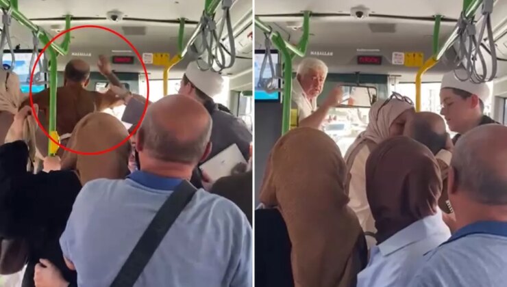 Otobüste "Kart basmadın" kavgası! Şoförün kafasına yumruk darbeleri indirdi