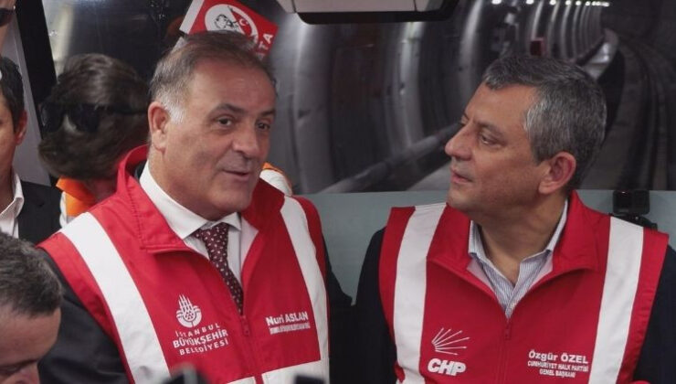 Özgür Özel, Çekmeköy-Sancaktepe-Sultanbeyli Metro Hattı’nda test sürüşüne katıldı