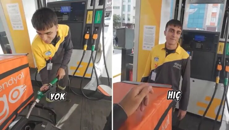 Pompacıdan kuryeye Atatürk sorusu: Bilirsen yakıt ücreti almayacağım