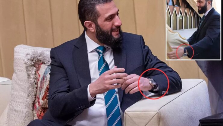 Suriye lideri Şara’nın koluna taktığı saatin fiyatı dudak uçuklattı