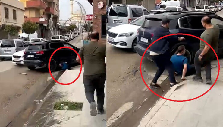 Tartıştığı kişiyi cip ile ezdi! O anlar kamerada