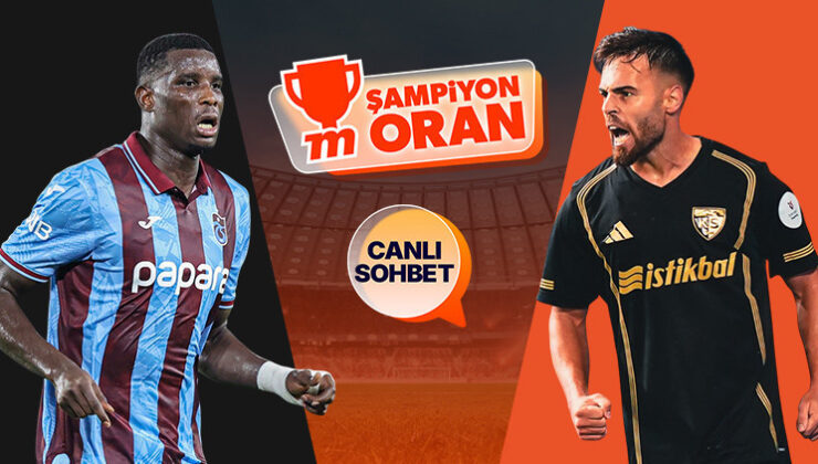 Trabzonspor, Kayserispor’u ağırlıyor! Maçın heyecanı canlı sohbet ve Şampiyon Oranlar ile Misli’de