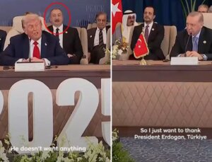 Trump, Erdoğan’ı övdüğü sırada Aliyev’in yüz ifadesi dikkat çekti