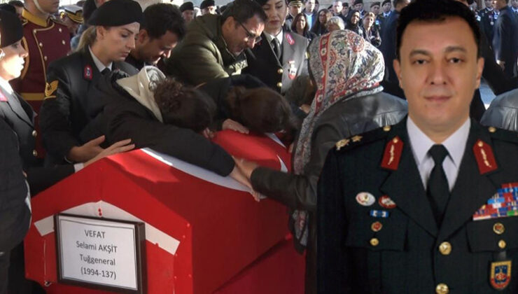 Tuğgeneral Selami Akşit gözyaşları içinde ebediyete uğurlandı!
