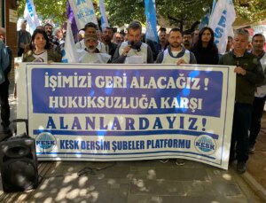 Tunceli’de KHK ile ihraç edilenlerin görevlerine iade çağrısı
