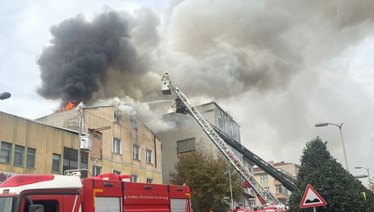 3 katlı fabrikada yangın! Dumanlar gökyüzünü kapladı