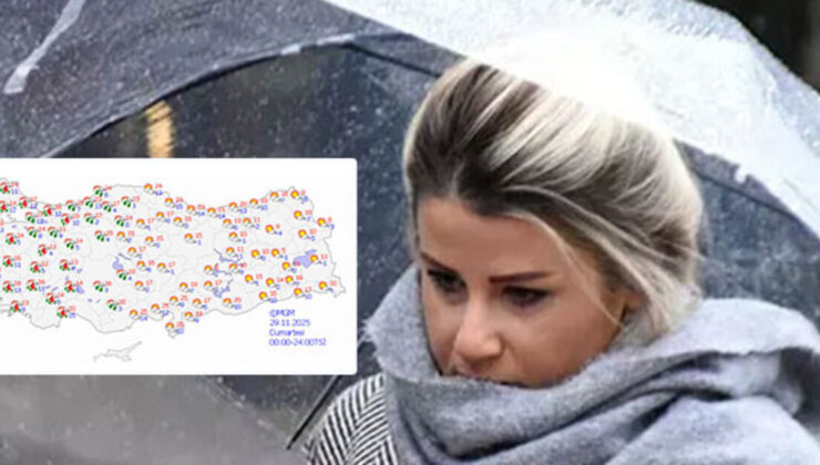 8 kent için kritik uyarı geldi! 4 bölgede sağanak!