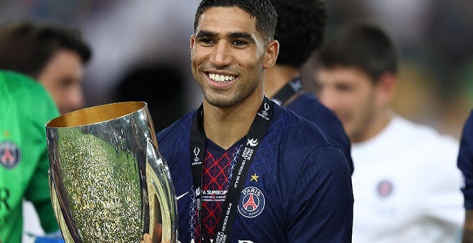 Afrika’da yılın en iyi oyuncusu ödülü Achraf Hakimi’nin!