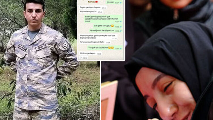 Ağabey rüyamda seni şehit gördüm!” Şehidin son mesajı!