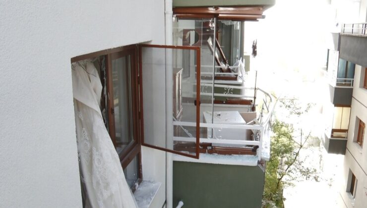 Ankara’da doğalgaz borusu kesilen dairede patlama