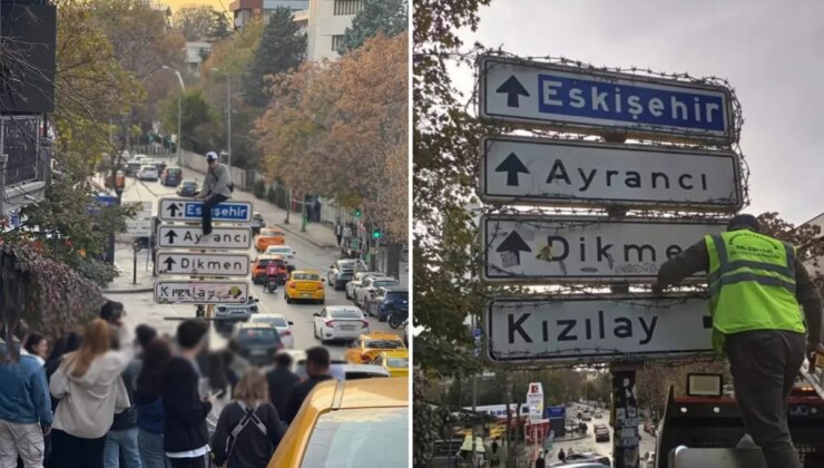 Ankara’daki tabela akımı kötü sonla bitti: 2 kişiyi hastaneye zor yetiştirdiler