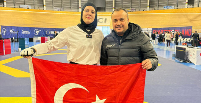 Aydınlı taekwondocu Avrupa şampiyonu oldu!