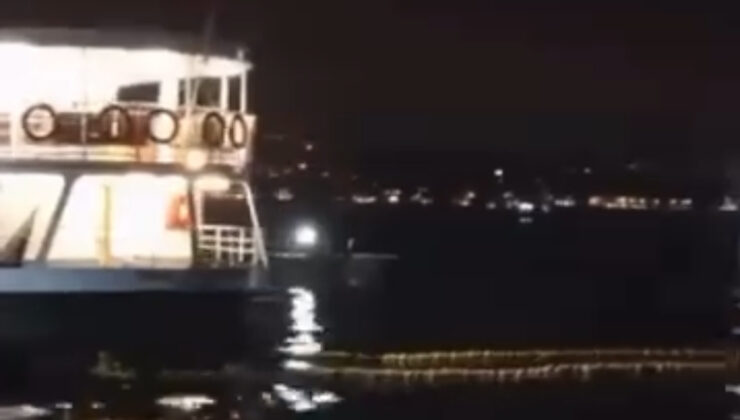 Beykoz’da vapur balıkçı ağlarına takıldı