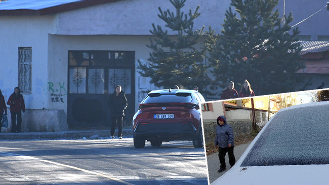 Bir kent resmen dondu: Araçlarını halılar ile soğuktan korudular