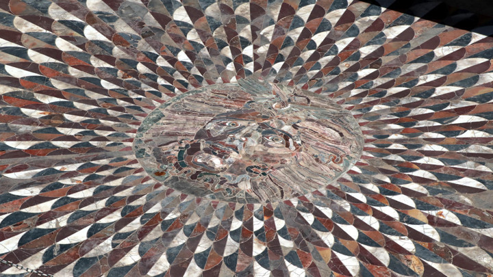 Burdur’da Medusa mozaiğinin üzeri kapatıldı