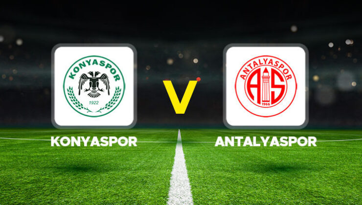 Canlı anlatım: Konyaspor-Antalyaspor (Süper Lig)