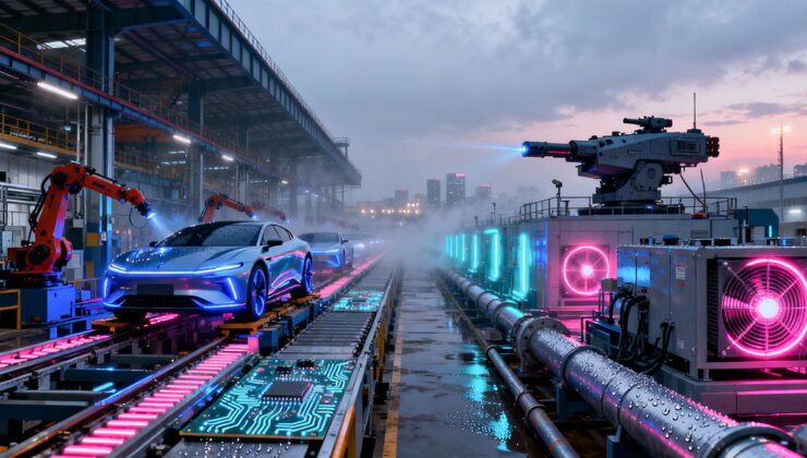 Çin otomotiv sektörüne darbeyi vurdu: Lazer silahı ve araç parçası üretimini 1 saniyeye düşürdü!