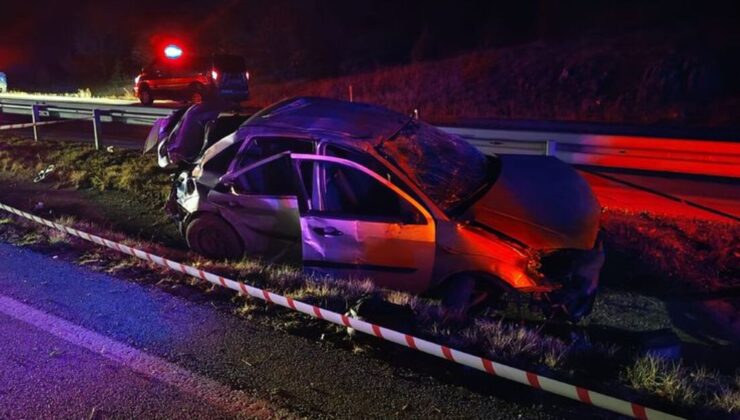 Çorum’da otomobil devrildi: 1 ölü, 2 yaralı