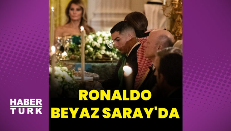 Cristiano Ronaldo Beyaz Saray’da: Trump’ın oğlu Barron ile tanıştı